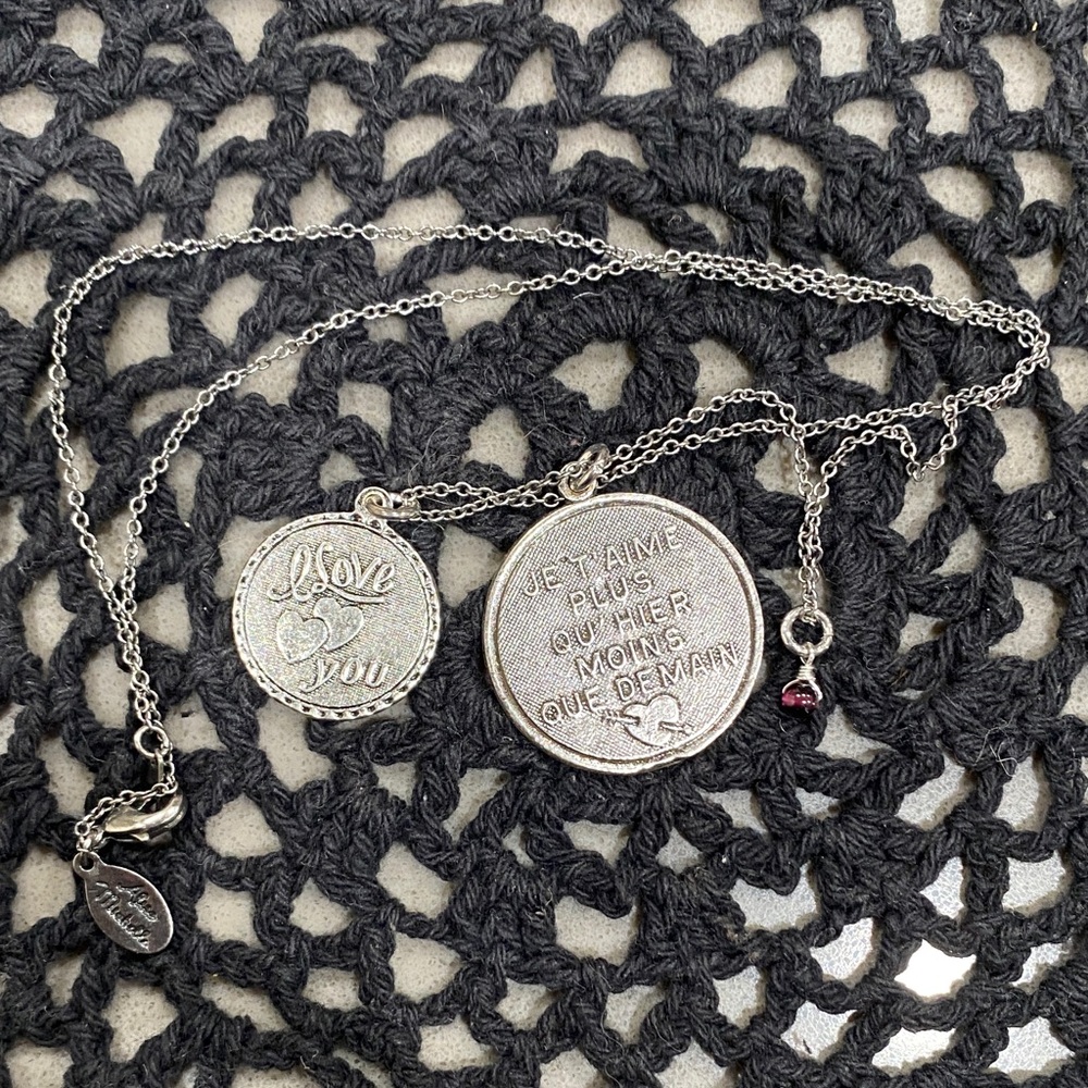 NEW alisa michelle silver necklace